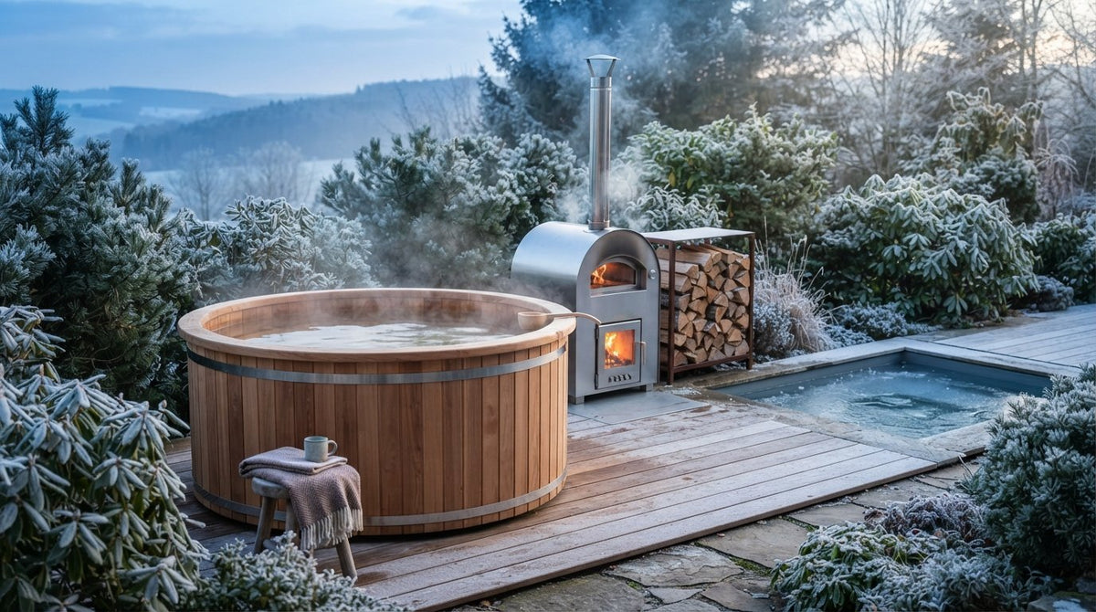 Badezuber mit Ofen: Der umfassende Ratgeber zu Ofenarten, Materialien und Planung 2026 - PALAZZINA WELLNESS