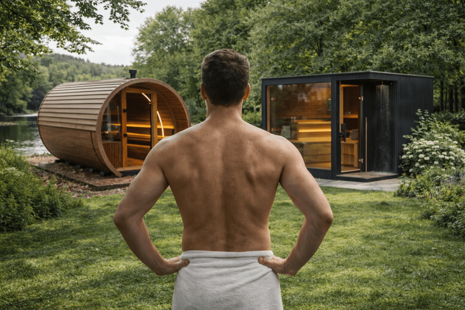 Fasssauna kaufen oder Design Sauna – Vergleich - PALAZZINA WELLNESS