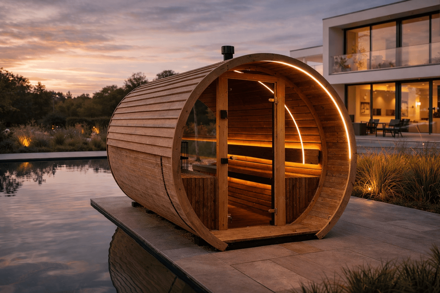 Fasssauna kaufen oder moderne Gartensauna Welche Variante ist die bessere Wahl - PALAZZINA WELLNESS