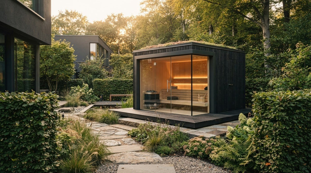 Gartensauna als architektonisches Highlight: So fügt sie sich harmonisch in Ihren Garten ein - PALAZZINA WELLNESS