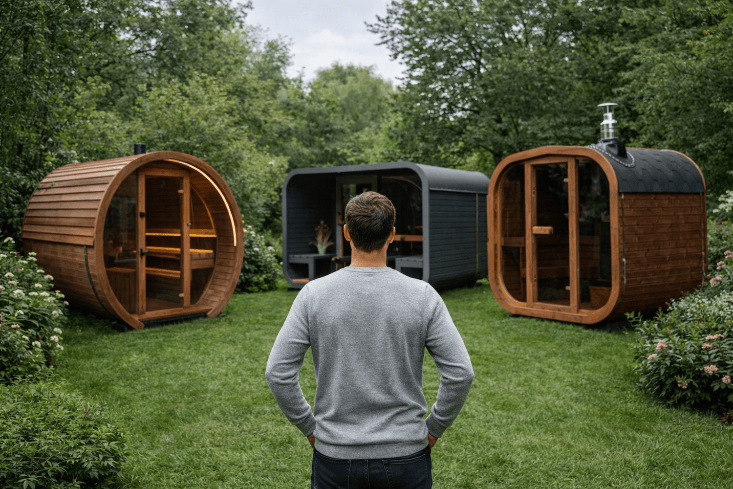 Outdoor Sauna: Welche Sauna passt wirklich in deinen Garten? - PALAZZINA WELLNESS