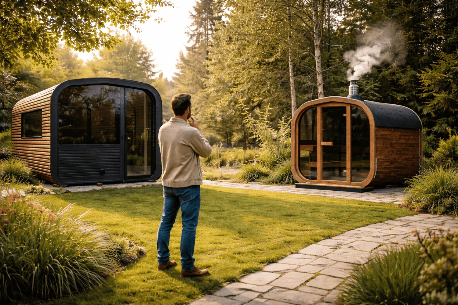 Sauna für Garten richtig dimensionieren Welche Größe passt zu deinem Bedarf - PALAZZINA WELLNESS