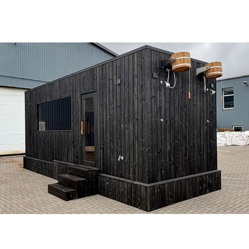 Line Dark – Saunahaus inkl. Ofen