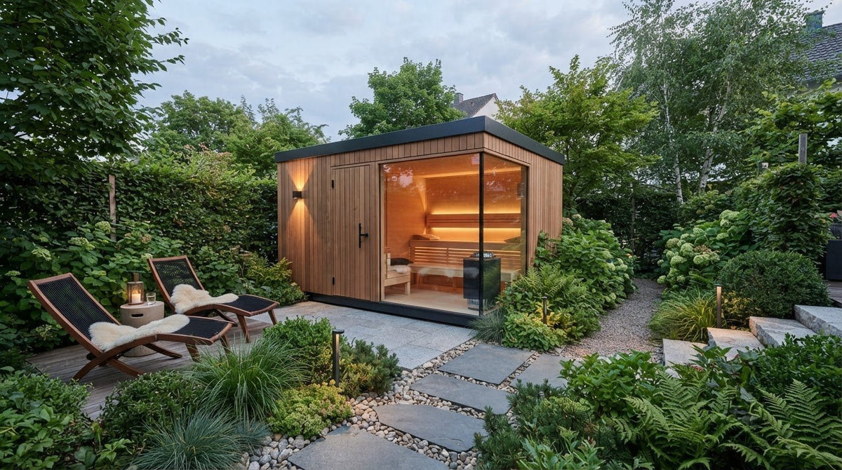 Außensauna für kleinen Garten: So planen Sie stilvoll und platzsparend - PALAZZINA WELLNESS