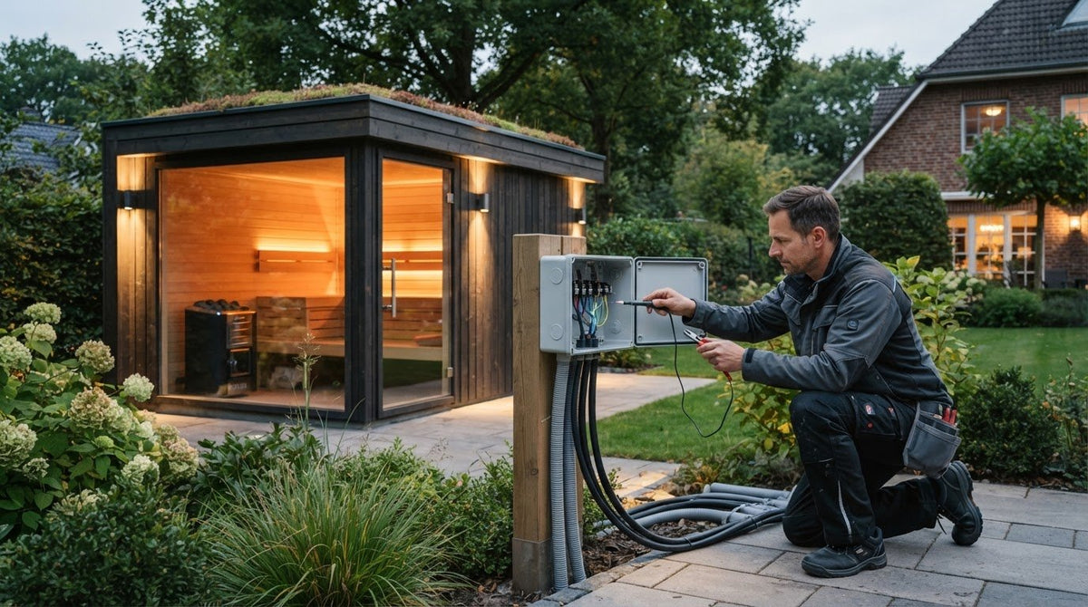 Außensauna Stromanschluss: Den passenden Anschluss für deine Gartensauna finden - PALAZZINA WELLNESS