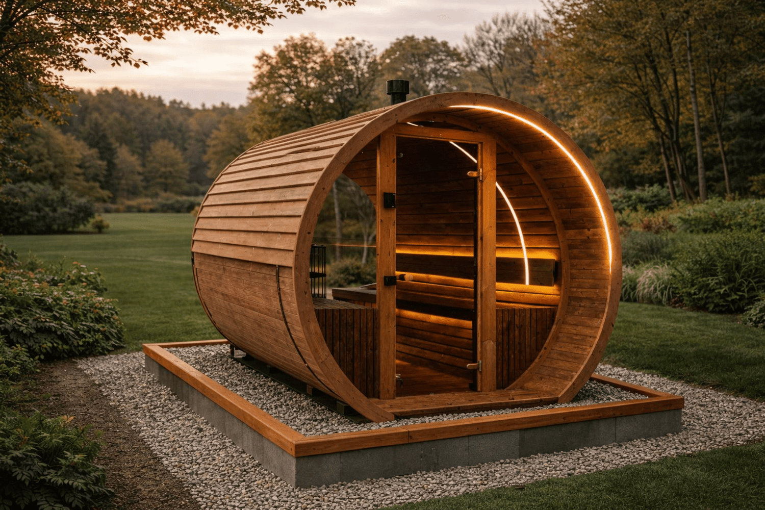 Gartensauna Fundament – Welche Möglichkeiten gibt es wirklich und was kostet es? - PALAZZINA WELLNESS