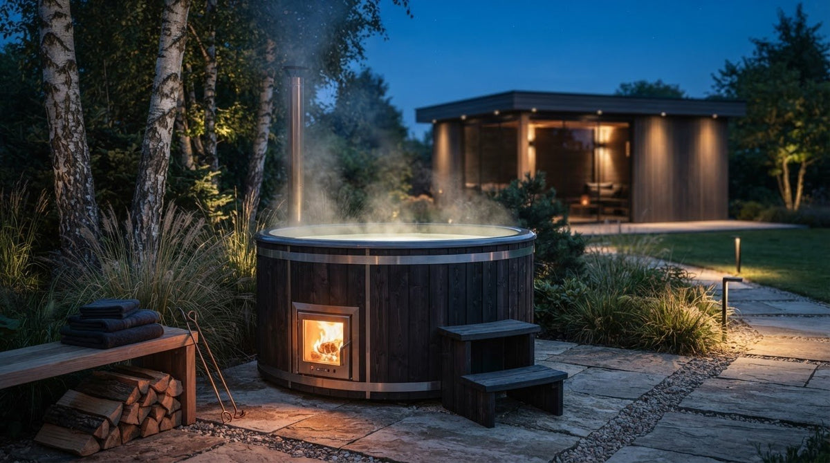 Hot Tub mit Holzofen: So planen Sie Ihr natürliches Garten-Wellnesserlebnis - PALAZZINA WELLNESS