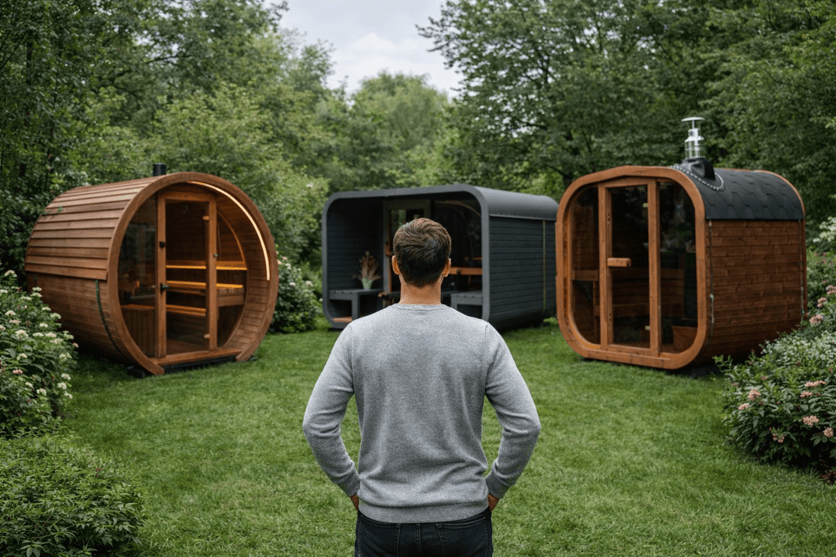 Outdoor Sauna: Welche Sauna passt wirklich in deinen Garten? - PALAZZINA WELLNESS