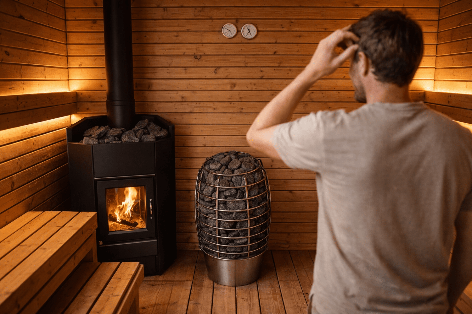 Sauna im Garten: Holzofen oder Elektroofen – was ist besser? - PALAZZINA WELLNESS