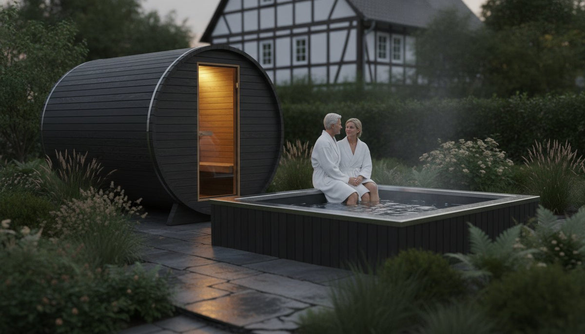 Sauna und Whirlpool im Garten kombinieren: Der Guide zur privaten Wellness-Oase 2026 - PALAZZINA WELLNESS