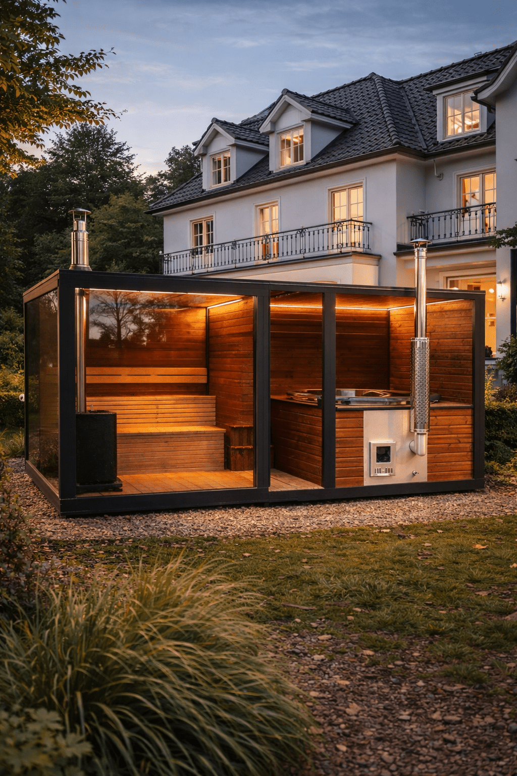 Warum eine Gartensauna den Wert deiner Immobilie steigern kann - PALAZZINA WELLNESS