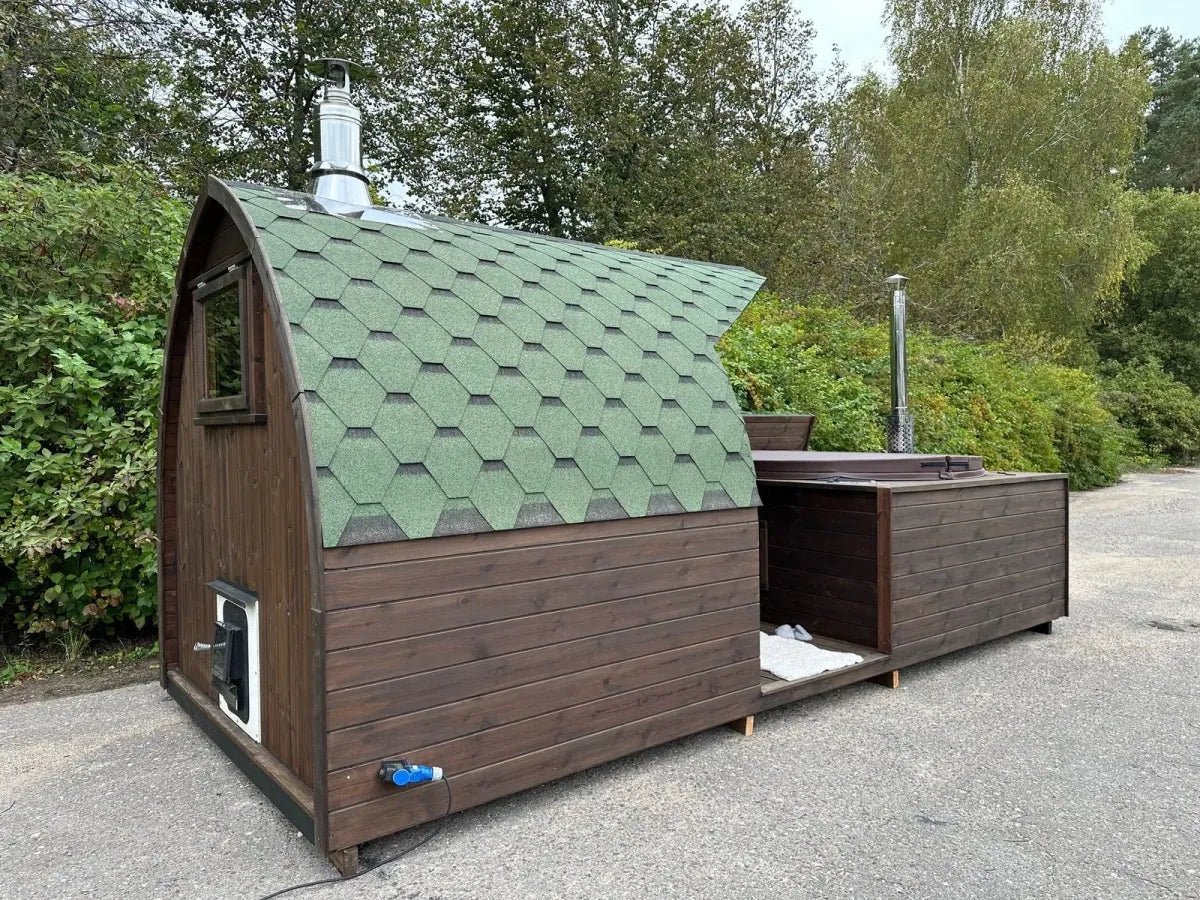 Duo Delta – Iglu-Sauna mit Whirlpool - PALAZZINA WELLNESS