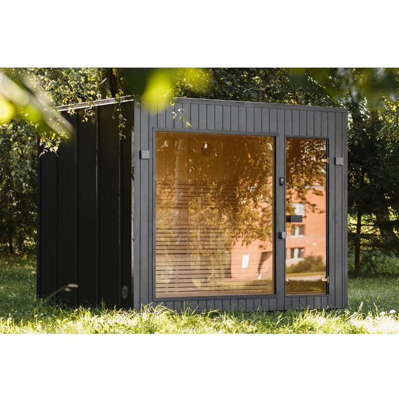 Inspire – Gartensauna mit Panoramafenster - PALAZZINA WELLNESS