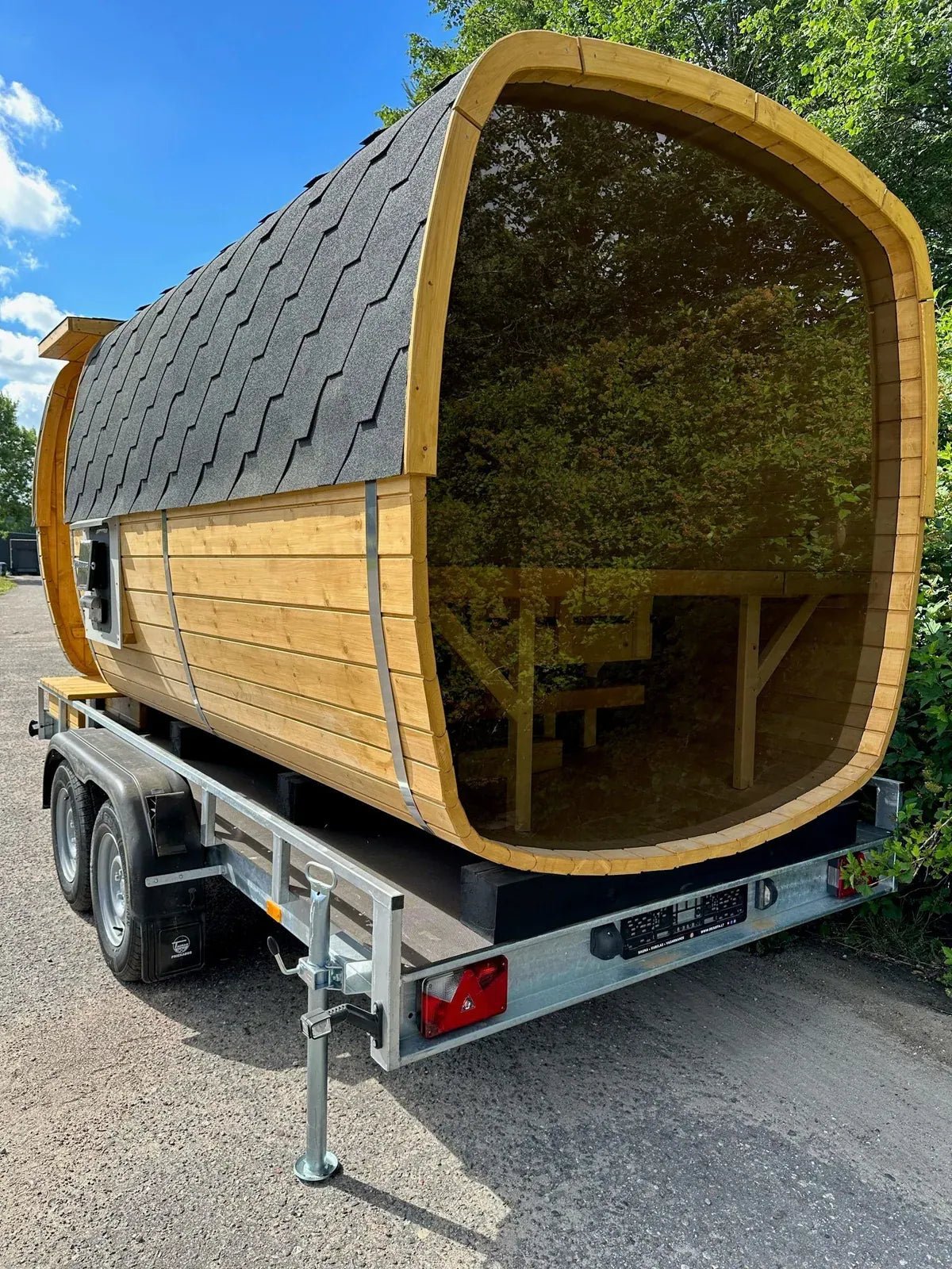 Nomad – Mobile Sauna auf Anhänger - PALAZZINA WELLNESS