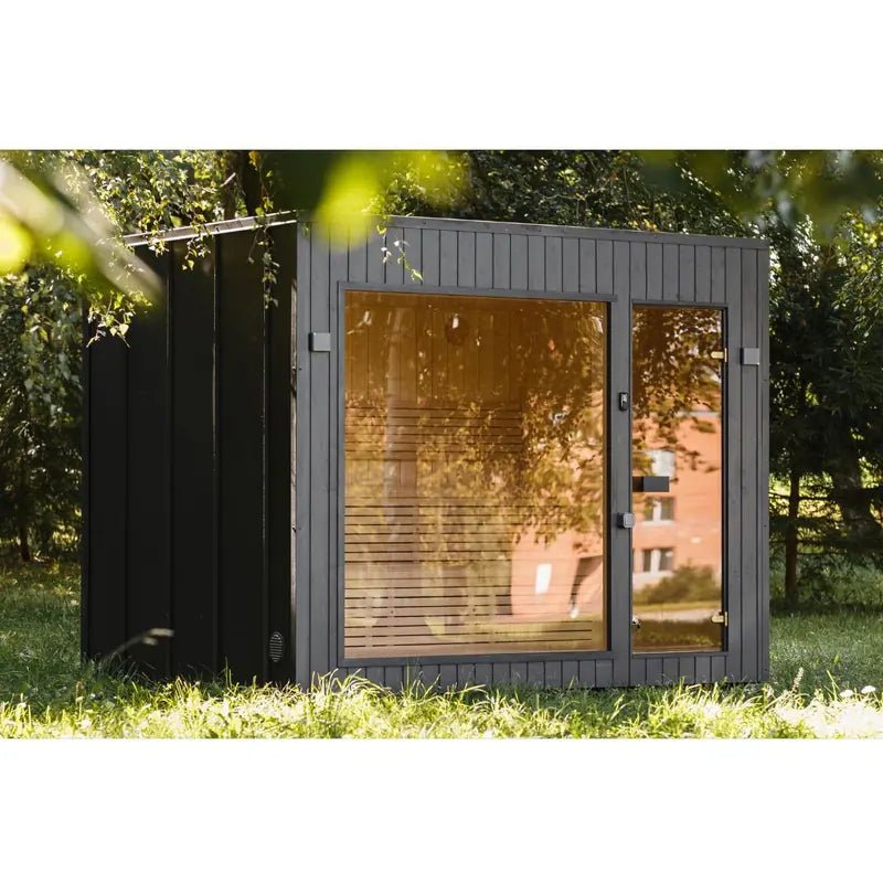 Inspire – Gartensauna mit Panoramafenster