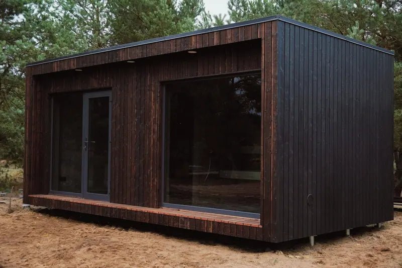 Lindholz Grande – Gartensauna mit Dusche und WC