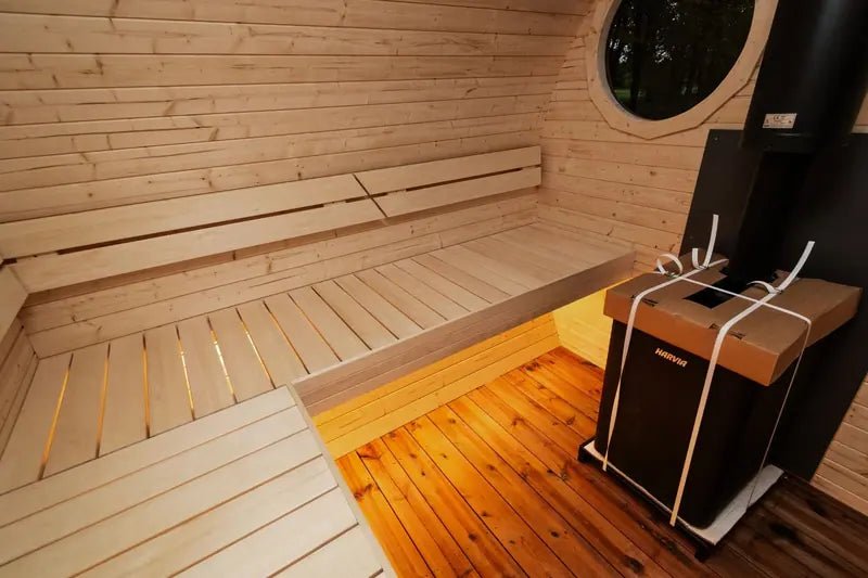 Luxe Spa Oasis – Sauna with hot tub